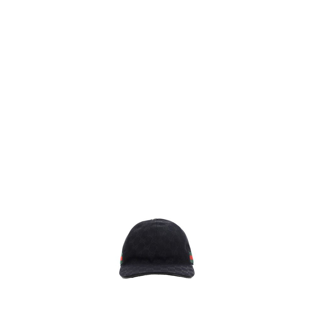 Gucci Black Cotton Cap (Baseball Hat)